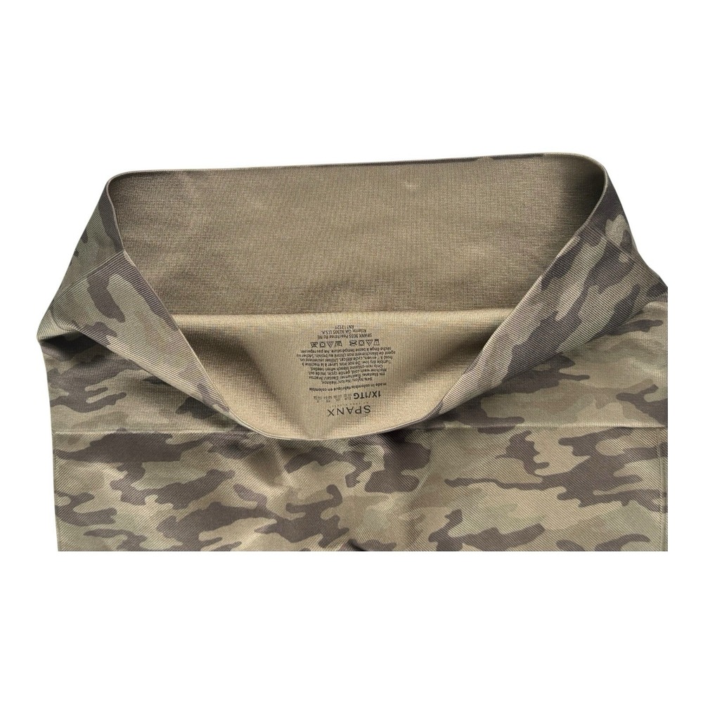 Spanx Leggings‎ Women's 1X Brown Camo Look At Me Now Seamless Shaping - Picture 12 of 13